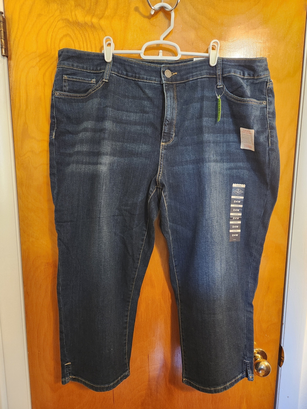 St. John's Bay Dark Blue Cropped Denim Jeans